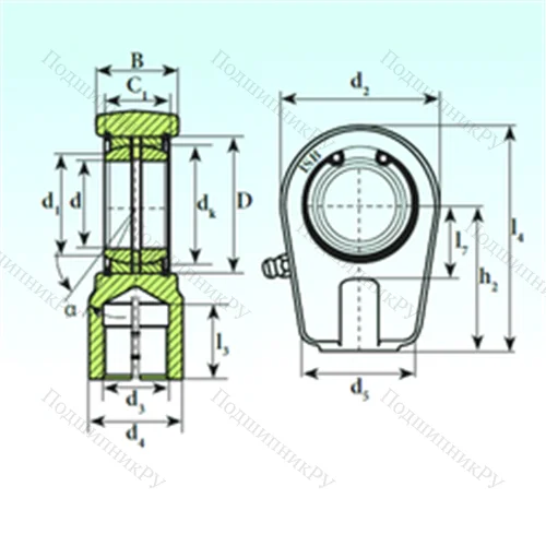Подшипник скольжения сферический TAPR 495 N