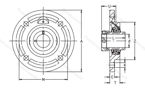 Подшипниковый корпус GG ME 10-N в Томске