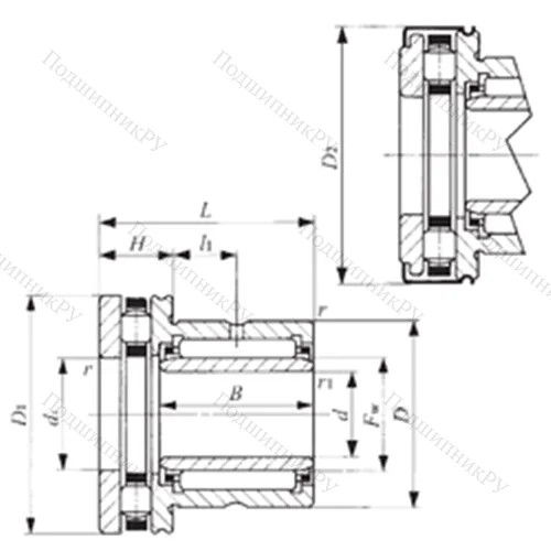 Подшипник комбинированный NBXI 4535Z