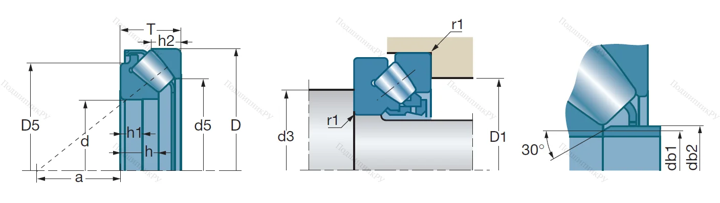 Упорный роликовый подшипник
