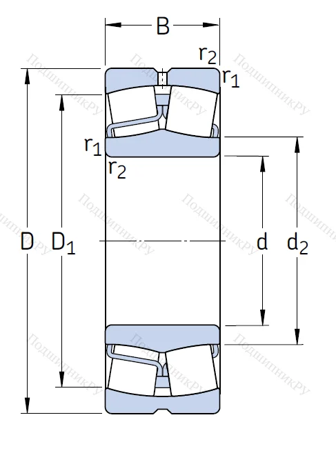 Сферический роликовый подшипник 21312 E