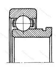 Подшипник  690601 размер 12x37x18