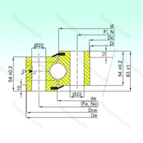 Подшипник шариковый опорно-поворотный
