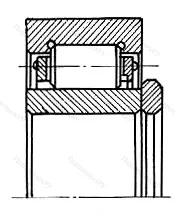Модификация подшипника 152536ЛМ размер 180x320x86/100 от производителя  ГПЗ-1