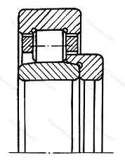 Модификация подшипника 2313М1 размер 65x140x33 от производителя  ГПЗ-10