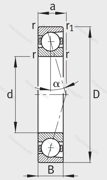 Сверхточный подшипник
