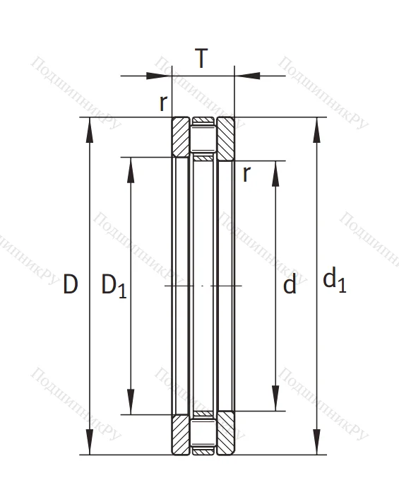 Упорный роликовый подшипник