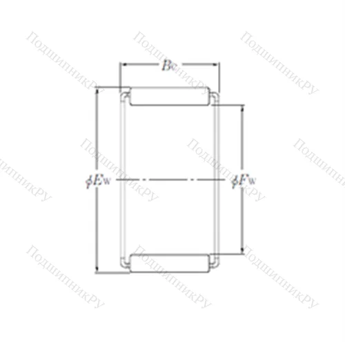 Подшипник игольчатый радиальный PCJ 283416
