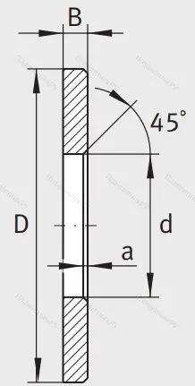 Игольчатый подшипник кольцо упорное LS 2542
