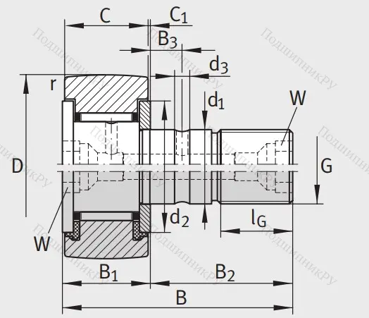 Подшипник KR 72 PP A