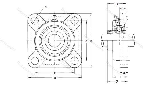 Подшипниковый узел UCF 206 в Томске