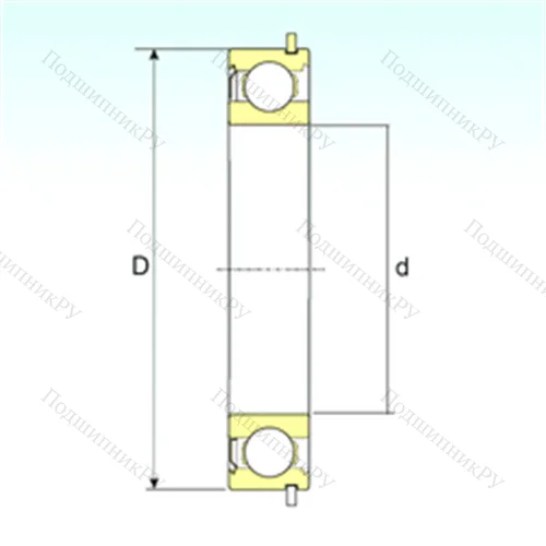 Подшипник шариковый радиальный