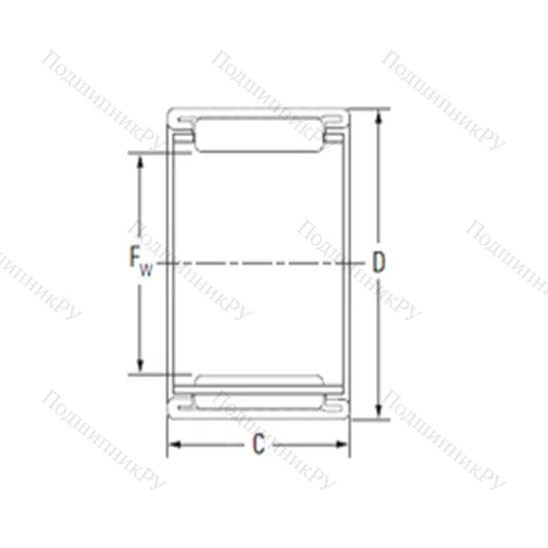Подшипник игольчатый радиальный BHKM 1726JUU от производителя  KOYO