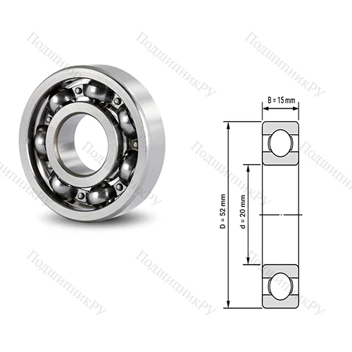 Подшипник шариковый радиальный PDG 256318