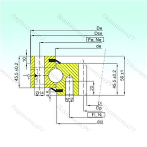 Подшипник шариковый опорно-поворотный