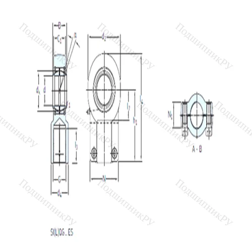 Подшипник скольжения сферический SILQG 200 ES