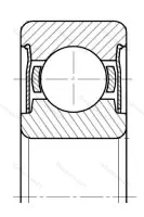Модификация подшипника 80220 размер 100x180x34 ГПЗ-34 от производителя  ГПЗ-34