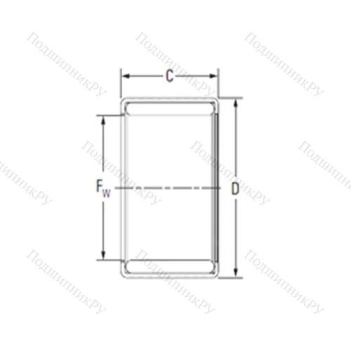 Подшипник игольчатый радиальный Y 1912AM