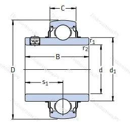 Корпусный подшипник YAR 206-2RF в Томске