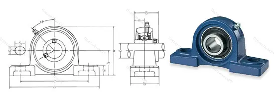 Подшипниковый узел UCLP 209