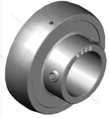 Высокотемпературный корпусной подшипник UC 206 BHTS ZZ C 4 200° BECO в Томске