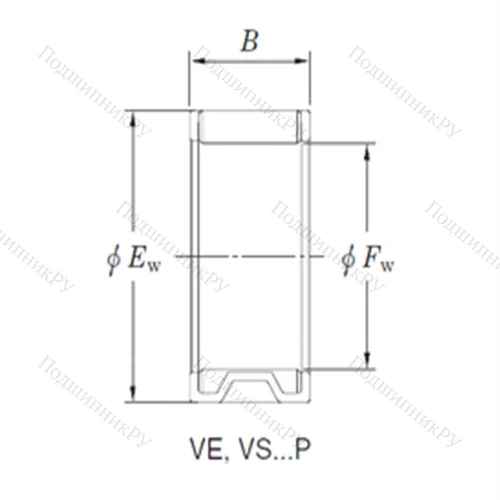 Подшипник игольчатый радиальный VE 324122ASB 1