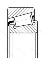 Модификация подшипника 7608А1 размер 40x90x35,25