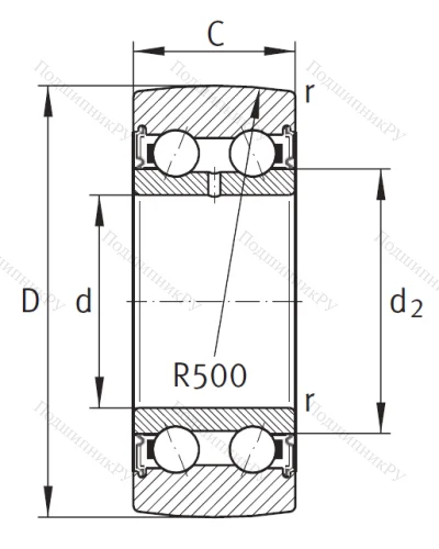 Подшипник LR 5202 2Z TVH XL от производителя  INA