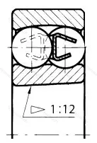 Подшипник  111316 (1316K) 