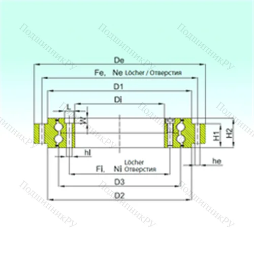 Подшипник шариковый опорно-поворотный