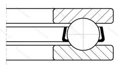 Модификация подшипника 8113Ю1 размер 65x90x18