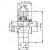 Подшипниковый узел UCT 207 - Вал: 35 мм