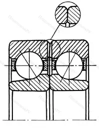 Модификация подшипника 5-336208К 