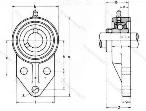 Подшипниковый корпус FK 205 ASAHI в Томске
