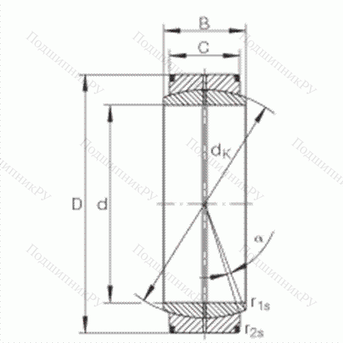Подшипник шарнирный GE 950-DO