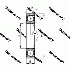 7912A 5TRV 1VSUMP 3 радиально-упорный шпиндельный подшипник NSK
