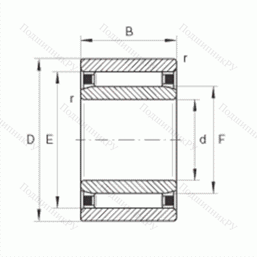 Подшипник роликовый игольчатый