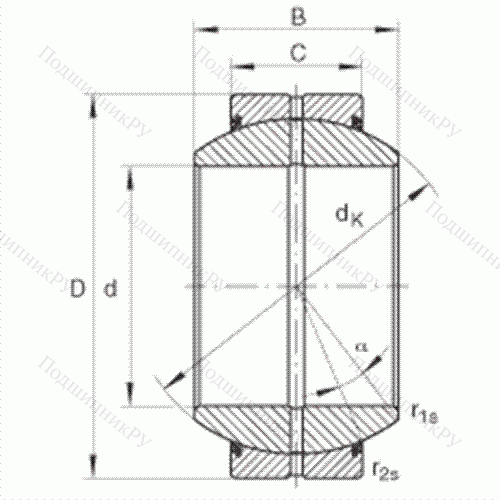 Подшипник шарнирный GE 200-FO-2RS